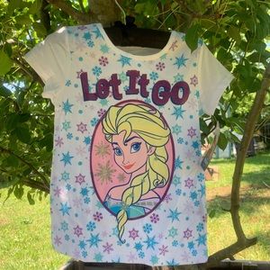 Disney Frozen Girls Short Sleeve T-Shirt